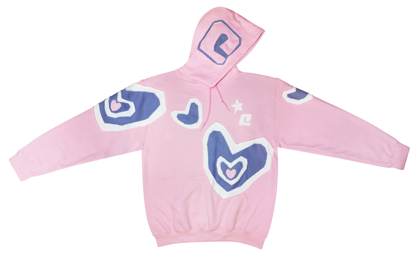 Hoodie Keur rose