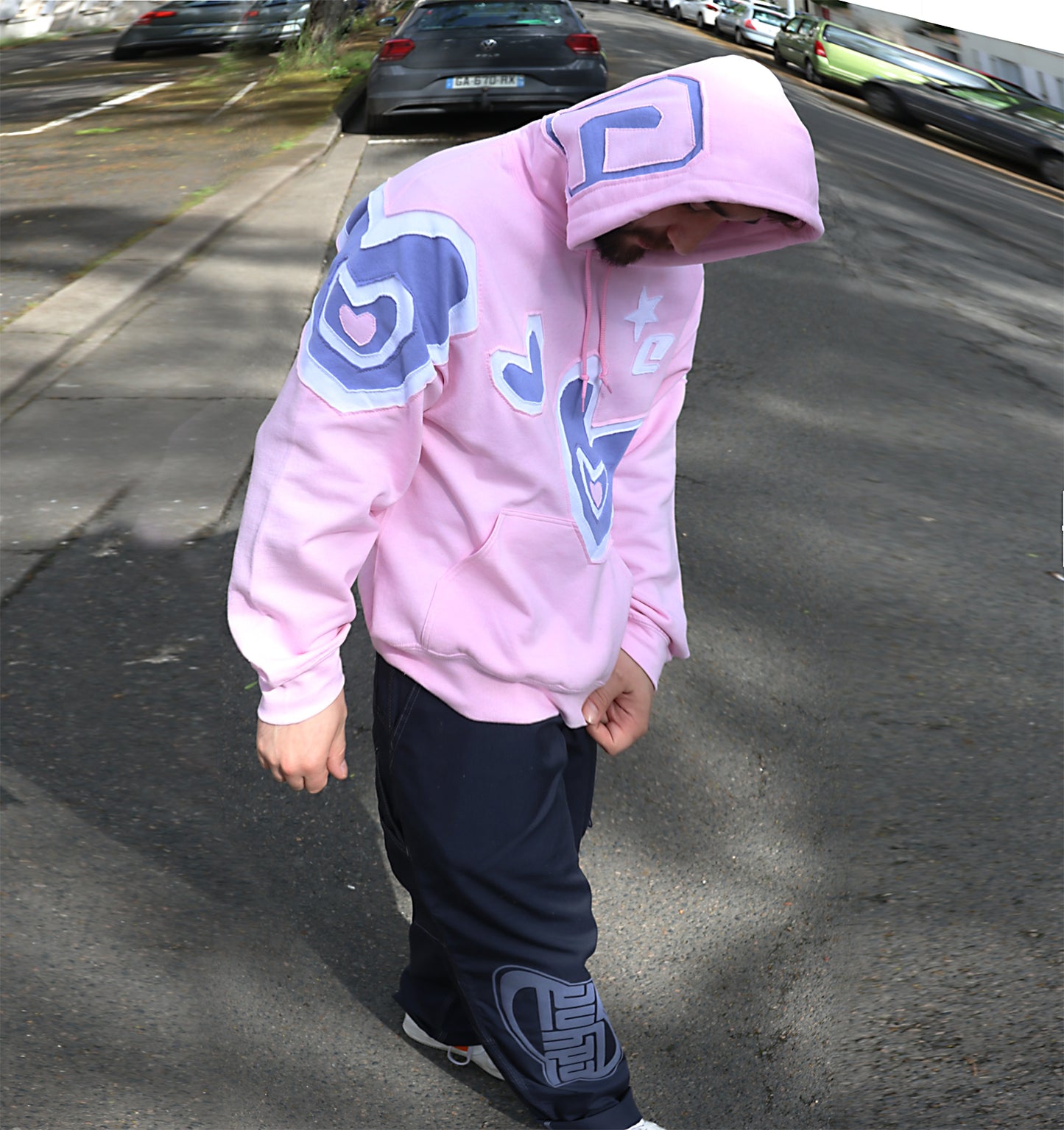Hoodie Keur rose