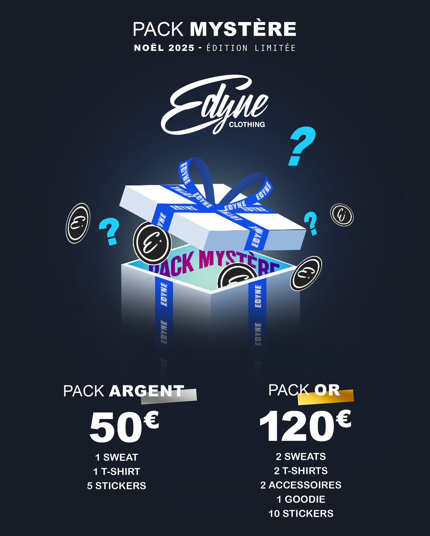 Pack Mystère ARGENT 2025