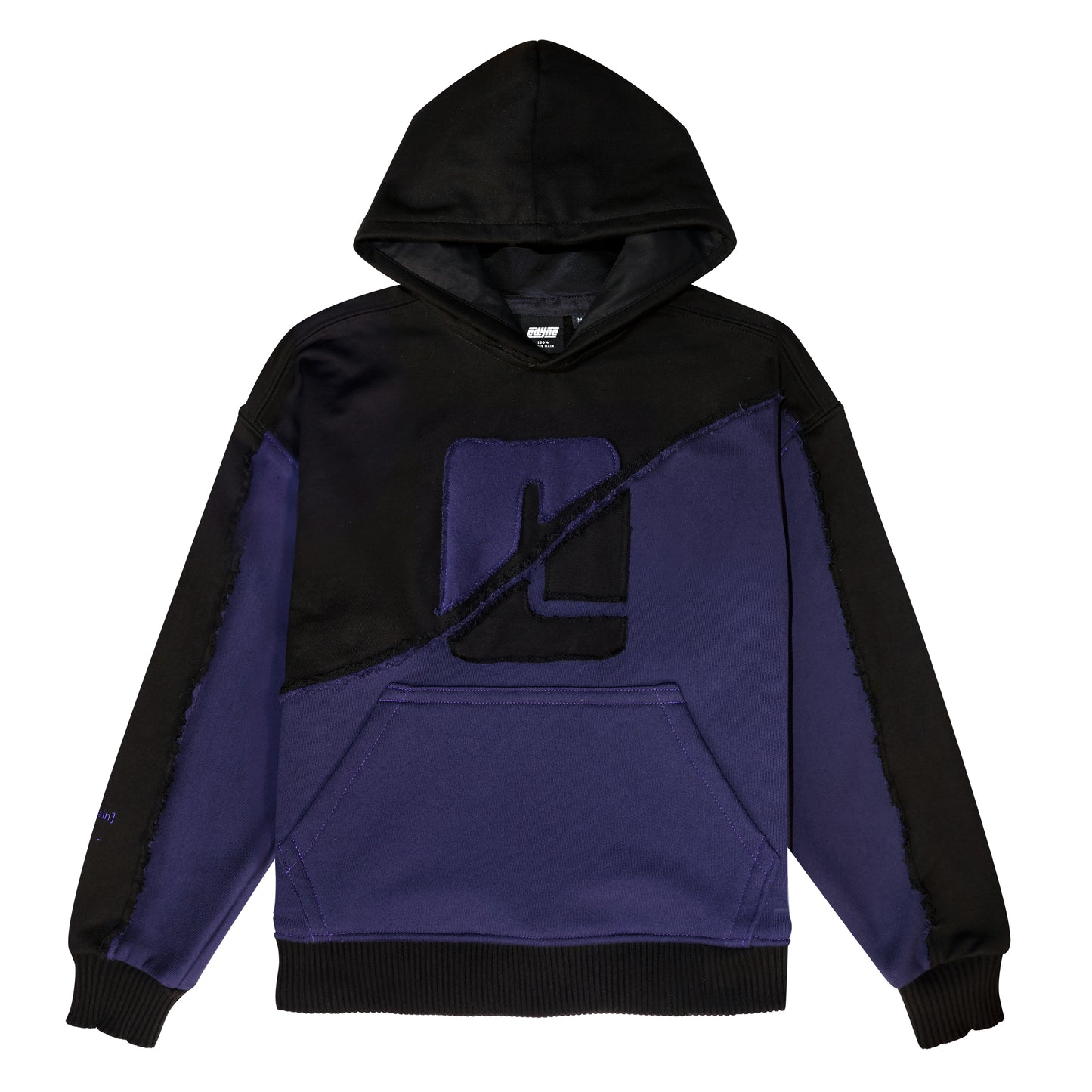 Hoodie 100% Cousu Main violet