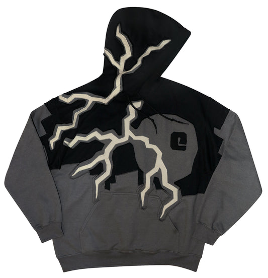 Hoodie Thunder noir (-50%)