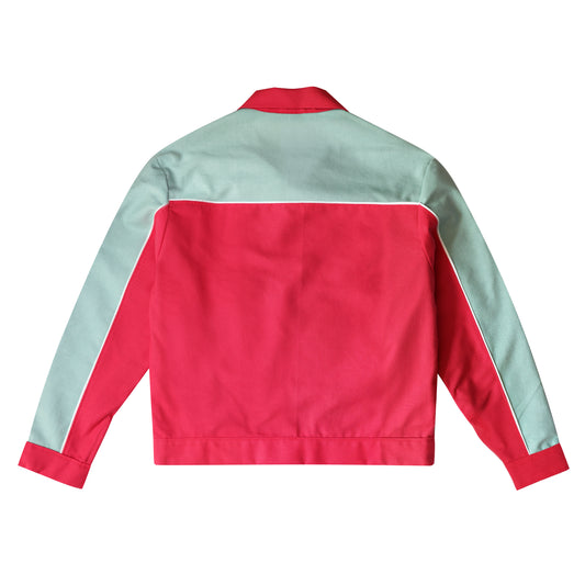 Veste 100% Cousu Main rouge/vert (-40%)