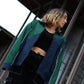 Veste 100% Cousu Main vert/bleu