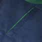Veste 100% Cousu Main vert/bleu