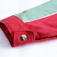 Veste 100% Cousu Main rouge/vert