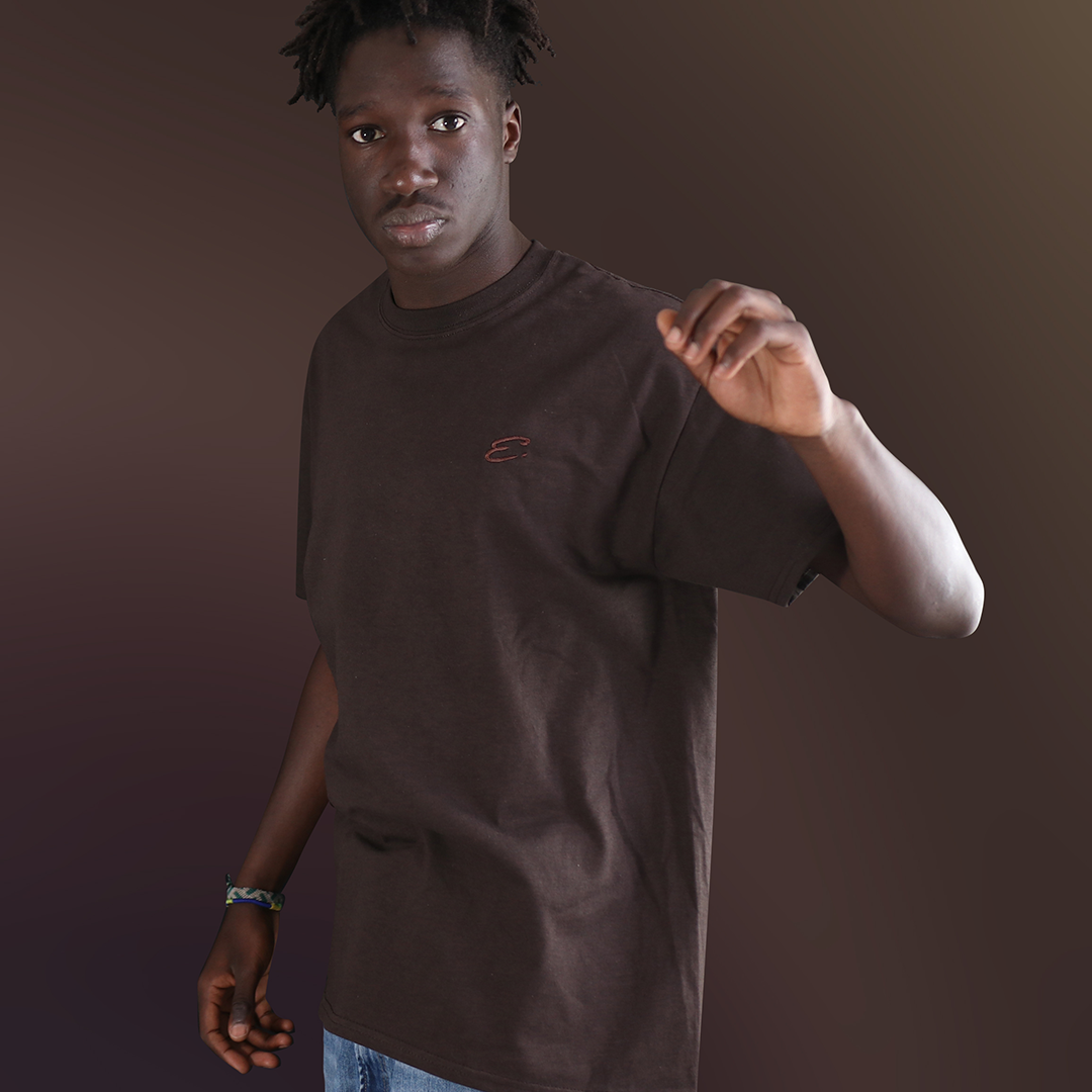 T shirt Ton/ton chocolat