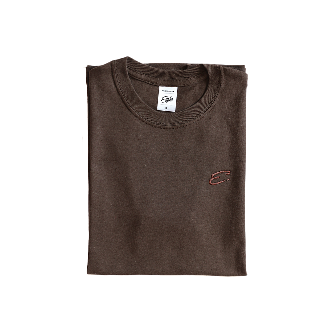 T shirt Ton/ton chocolat