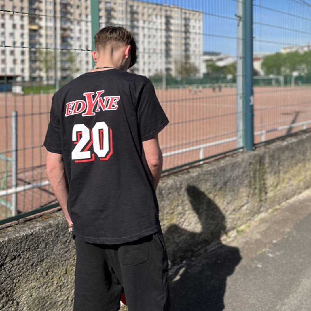 T-shirt Basket Classics noir